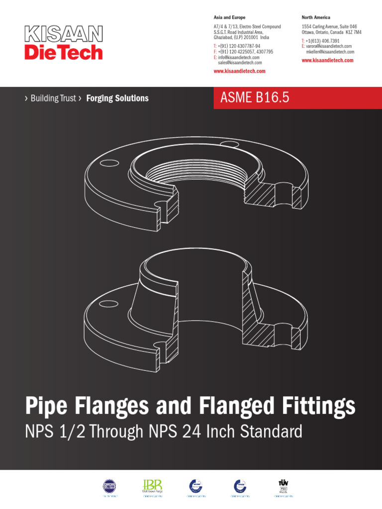 B16.5 Flange Catalogue | PDF | Mechanical Engineering | Plumbing