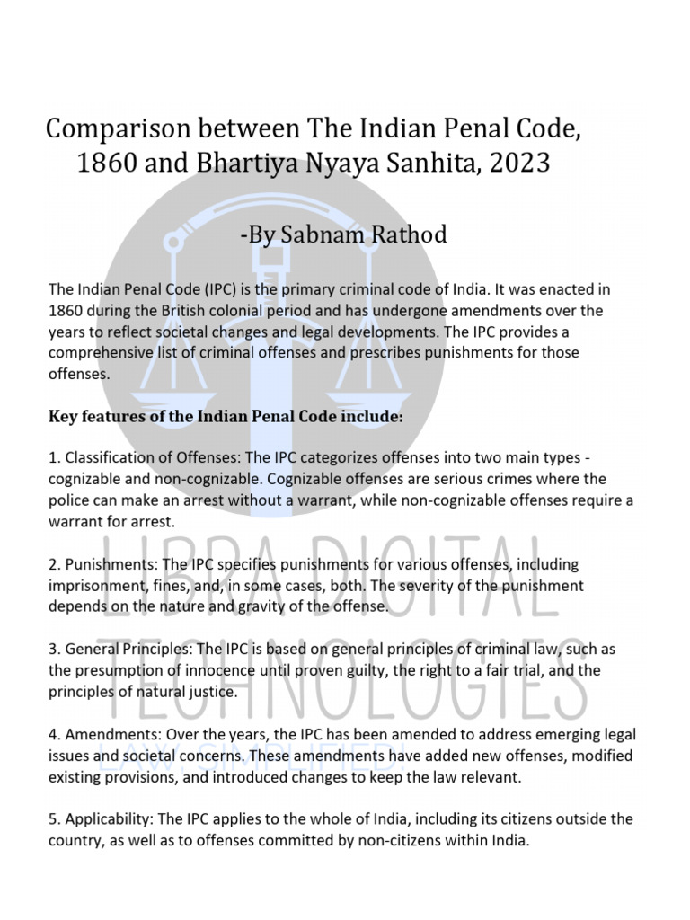 Ipc Bns Pdf Aiding And Abetting Crimes