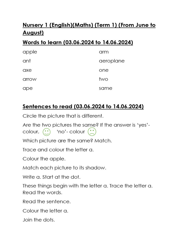 NURSERY LESSON PLAN PDF FREE DOWNLOAD visual data 3