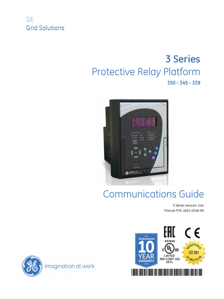 3 Series Protective Relay Comm Guide | PDF | Data Transmission ...