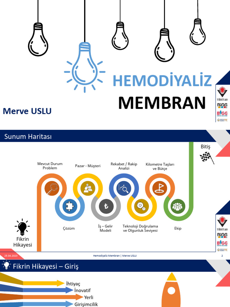 Hemodiyaliz Membran Merve USLU TÜBİTAK 1512 | PDF