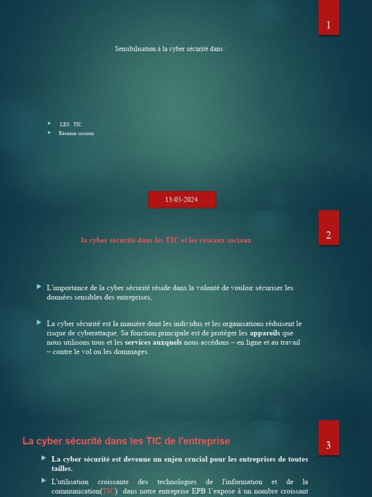 Sensibilisation à la cybersécurité | PDF | Sécurité | Sécurité des ...