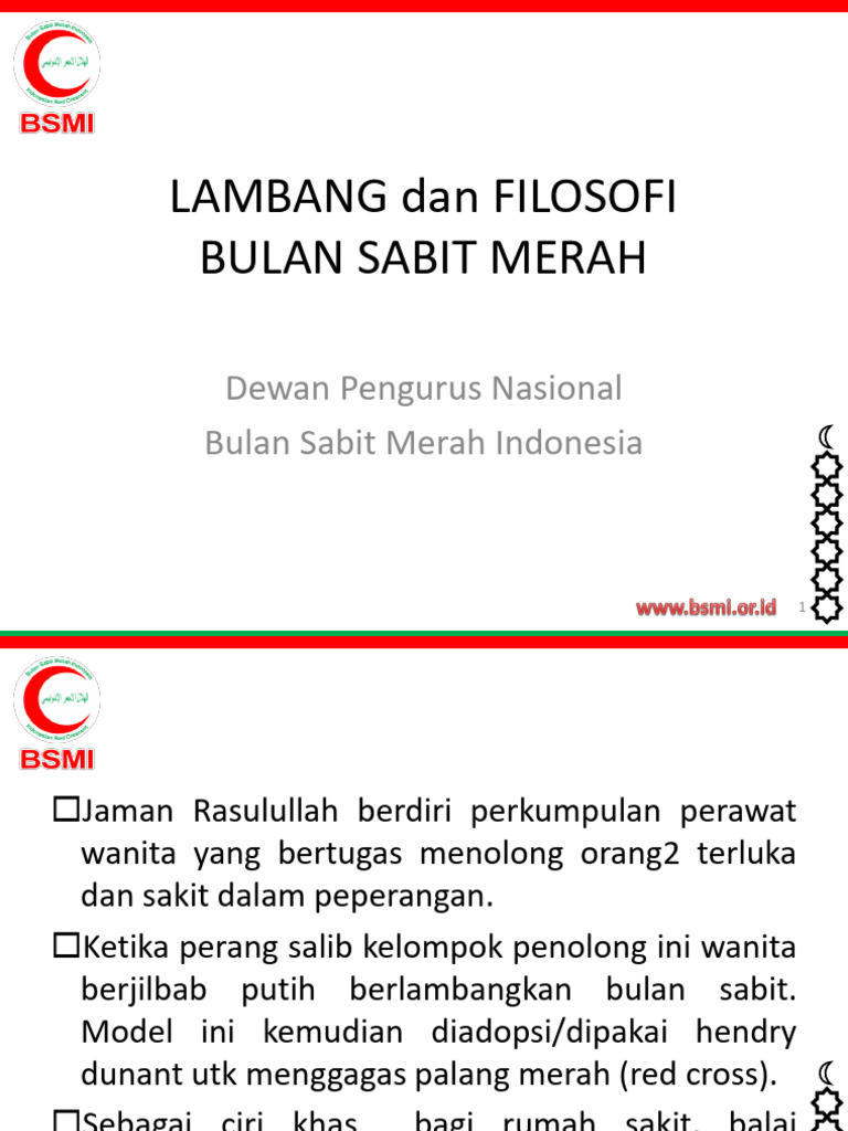 Lambang Dan Filosofi Bulan Sabit Merah | PDF