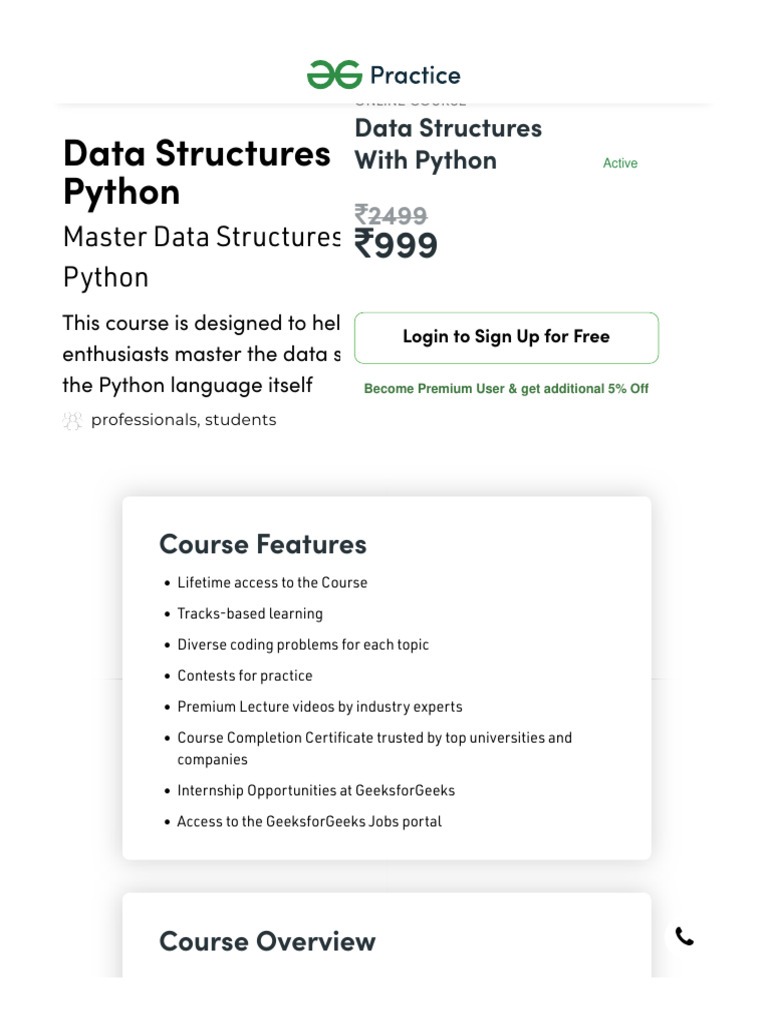 Course data structures with python pdf computer data computing
