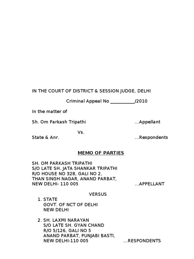 Appeal | PDF | Judgment (Law) | Appeal