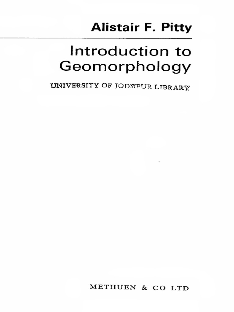 UNIT 1 INTRODUCTION TO GEOMORPHOLOGY visual data 3