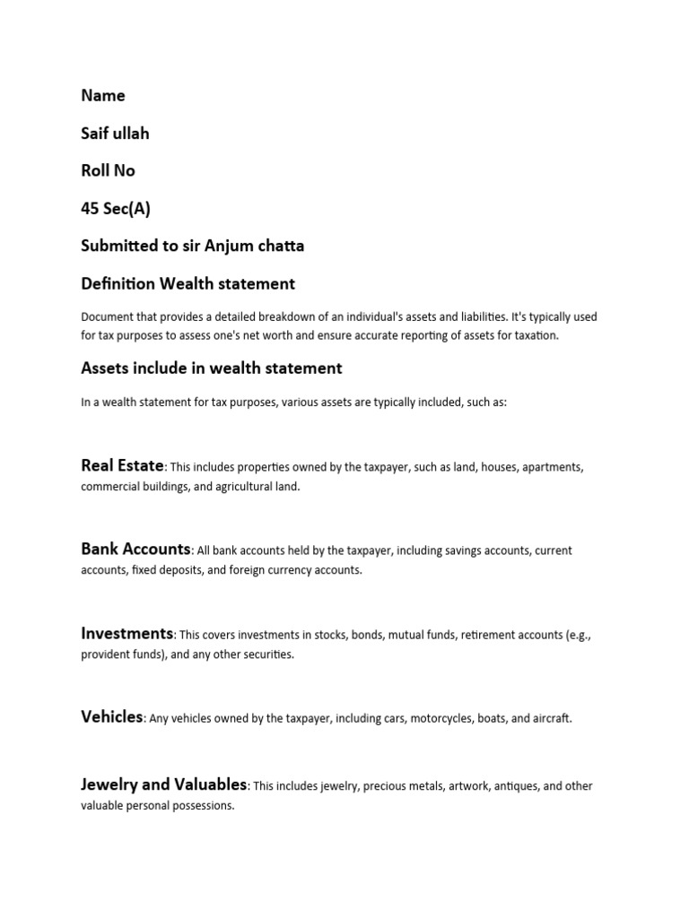 saifullah dox | Download Free PDF | Taxes | Taxpayer