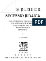 Hans Blüher Secessio Judaica 1922