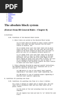 Absolute Block System Guide | PDF | Transport Infrastructure | Rail ...