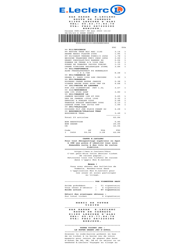 ticket-de-caisse-e-leclerc-2023-pdf-nourritures