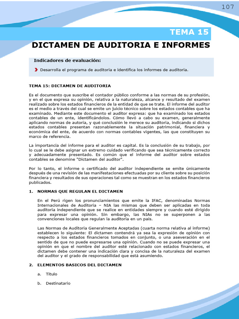 Sesion 16 | PDF | Auditoría | Contralor