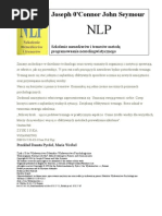 O'Connor Joseph, Seymour John - NLP - Szkolenie Menedżerów i Trenerów