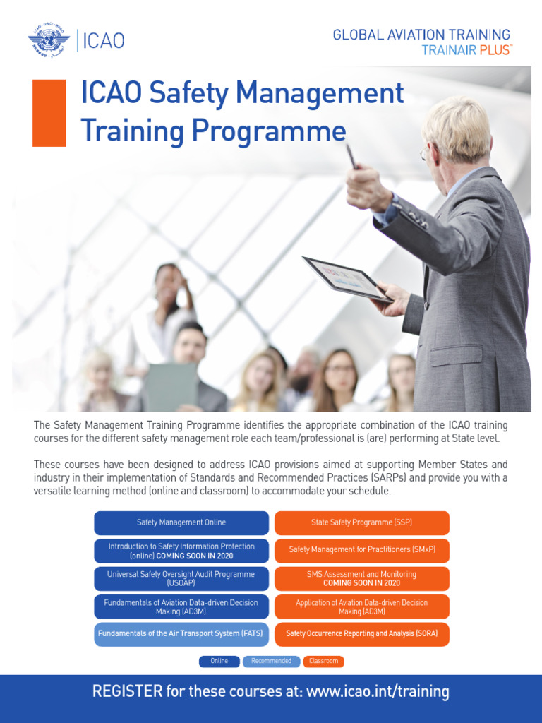 ICAO Safety Management Training Overview | PDF | Safety