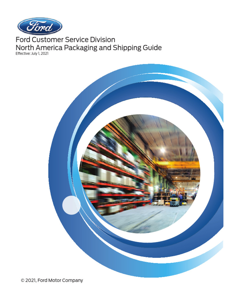 Ford FCSD Packaging Guide 2021 | PDF | Packaging And Labeling ...