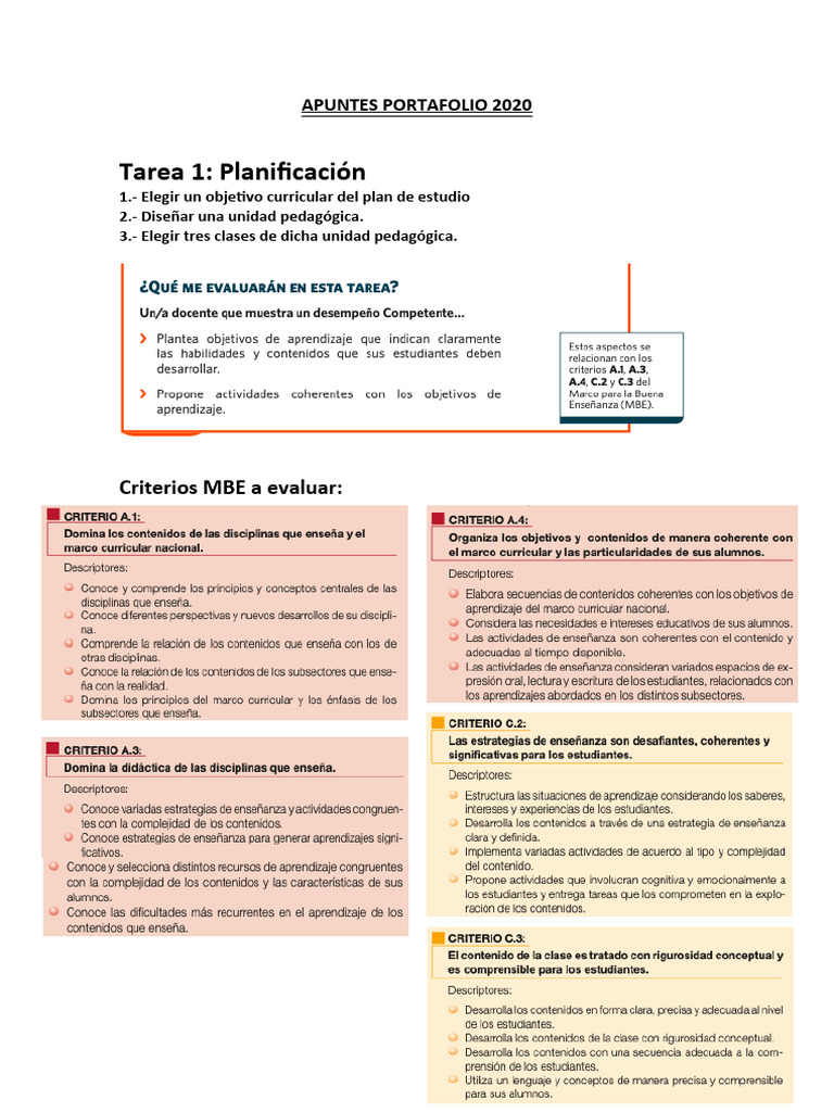 Planificación y Evaluación Pedagógica 2020 | PDF | Evaluación | Plan de ...