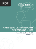 Guia do Sistema MTR - SINIR | PDF | Desperdício | Informação