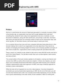 A - Learning - Oreilly.com-Preface Data Engineering With AWS