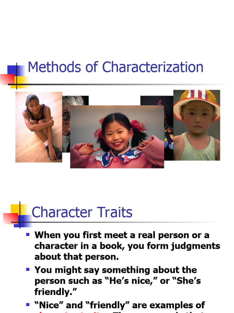 Methods of Characterization | PDF | Language Arts & Discipline ...