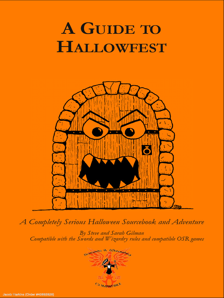 SBG-H1 A Guide To Hallowfest | PDF | Copyright | Derivative Work