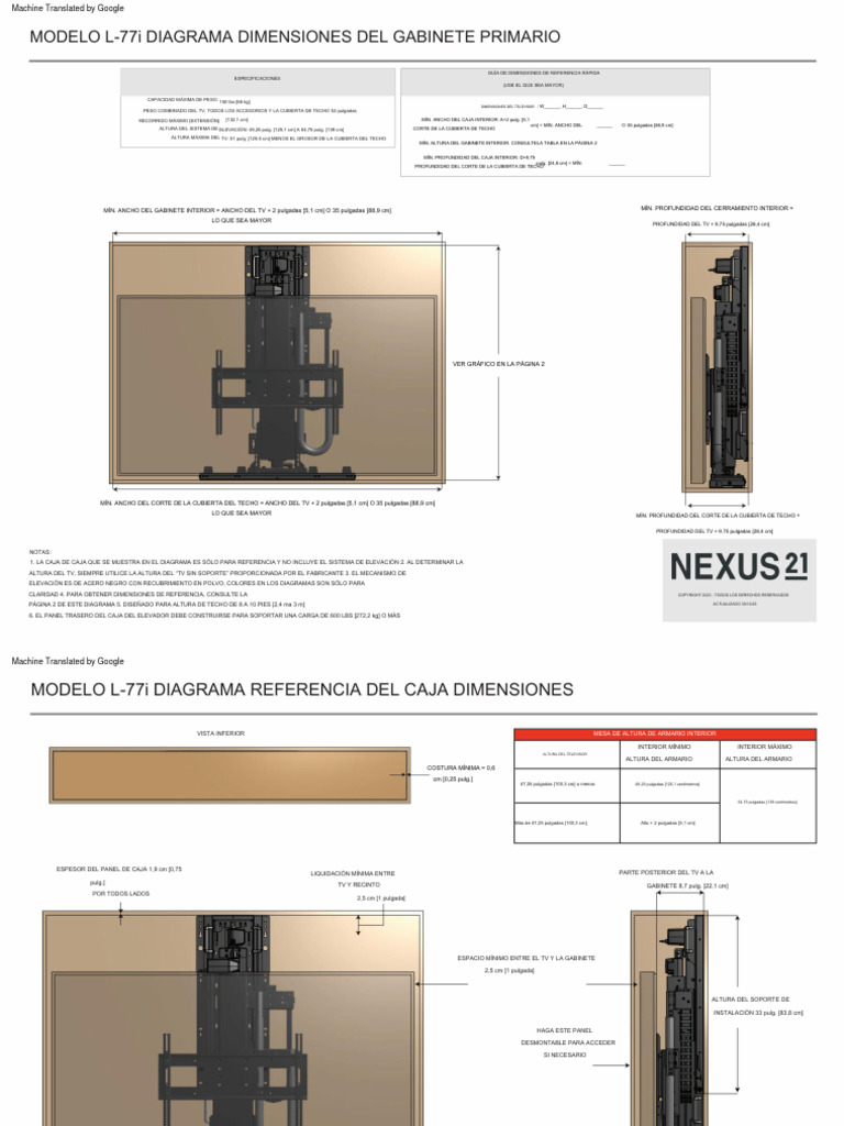Nexus 21 L 77i Diagram 2 | PDF