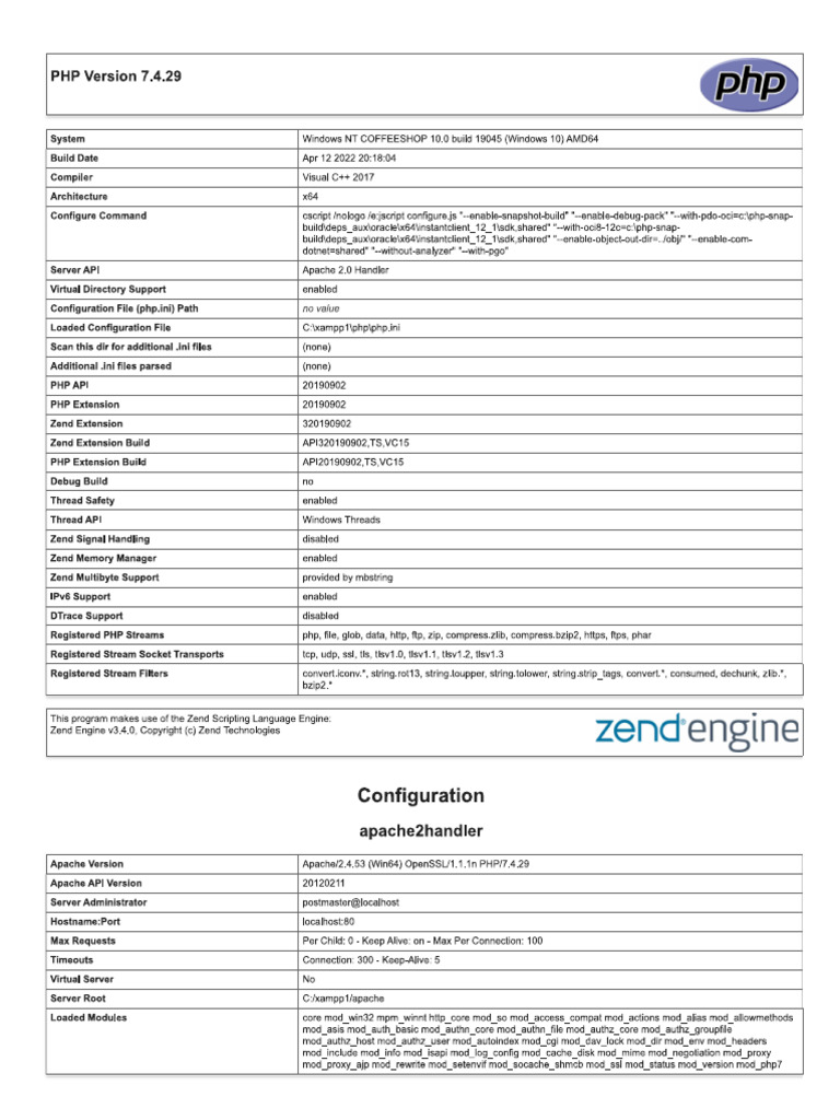 Check Php Info