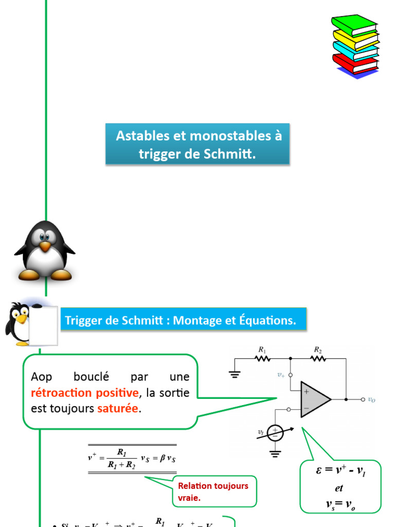 CH4 Trigger Schmit Astable | PDF | Électrotechnique | Électricité