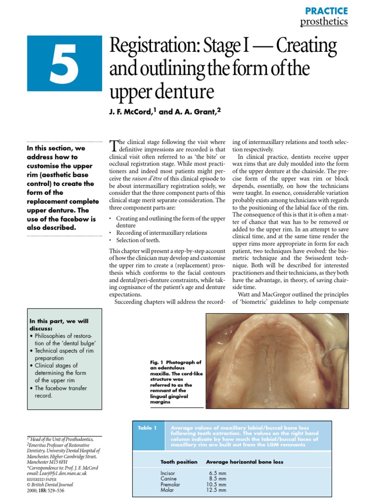 A | PDF | Dentures | Lip