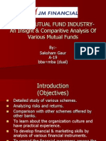 Indian Mutual Fund Industry - An Insight & Comparitive