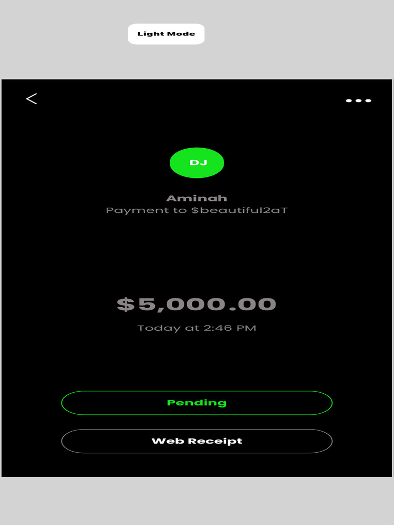 Cashapp Receipt PDF