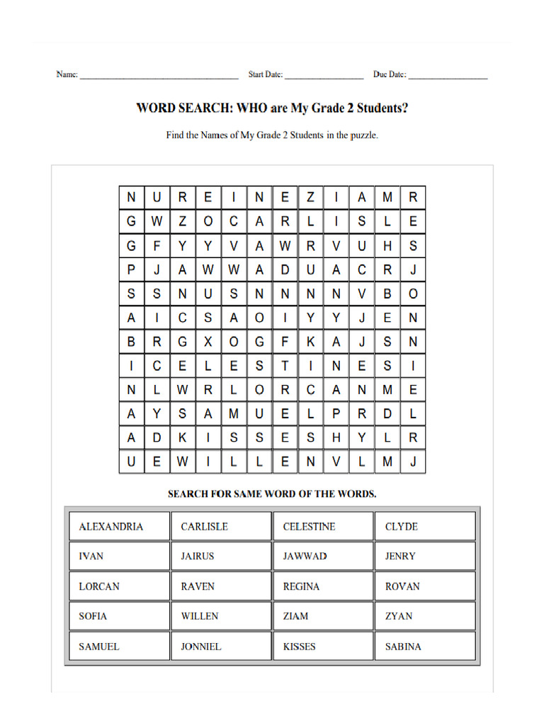 Activity 3 (wORD sEARCH) | PDF