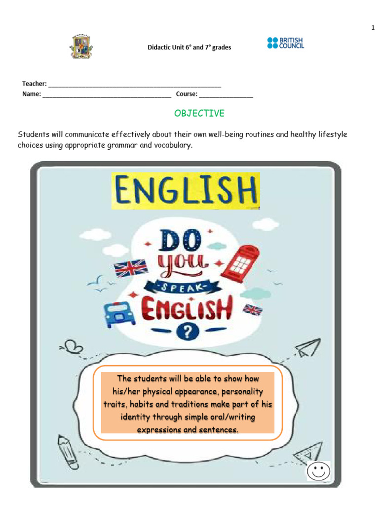 Healthy Routines for Grades 6-7 Students | PDF