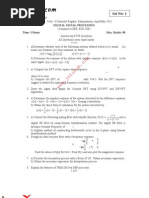 Set No: 1: Code: V3218/R07 Digital Signal Processing Time: 3 Hours Max. Marks: 80