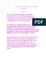 3. 5. 1791, Erste Geschriebene Verfassung Europas