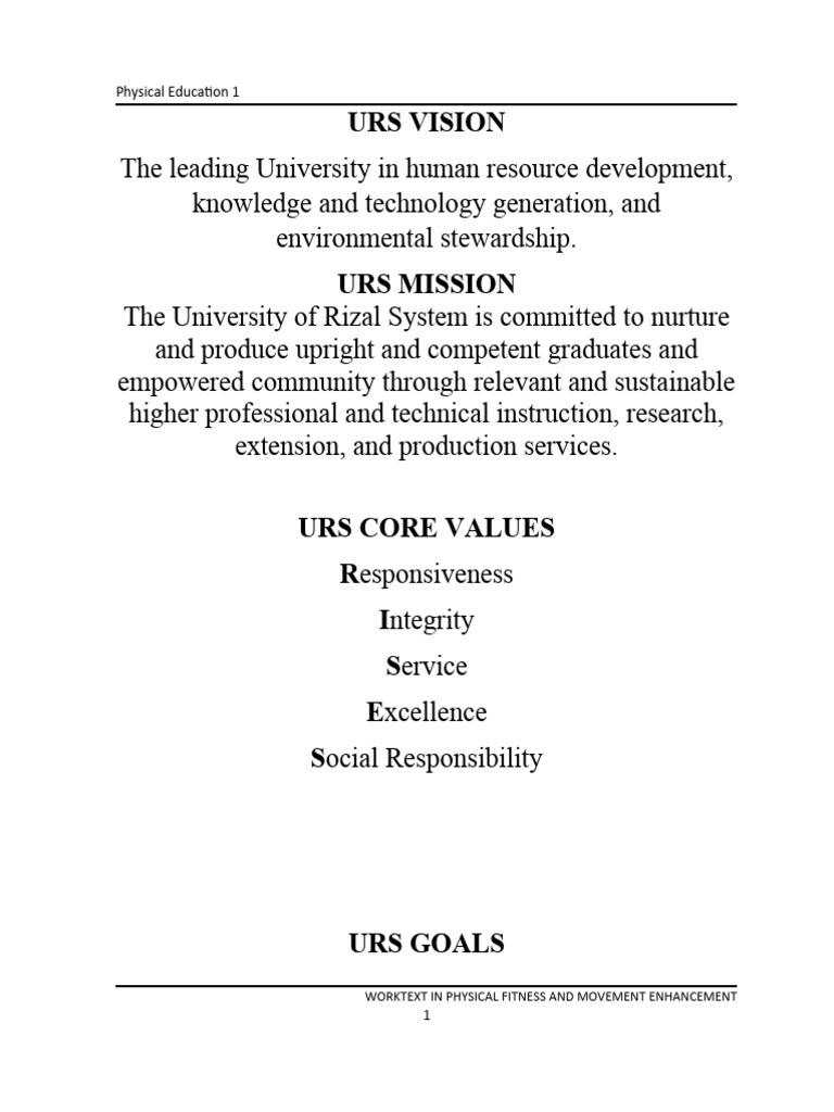 Pe1 Module Movement Enhamcementpdf Pdf Physical Education