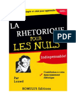 Rethorique Pour Les Nuls