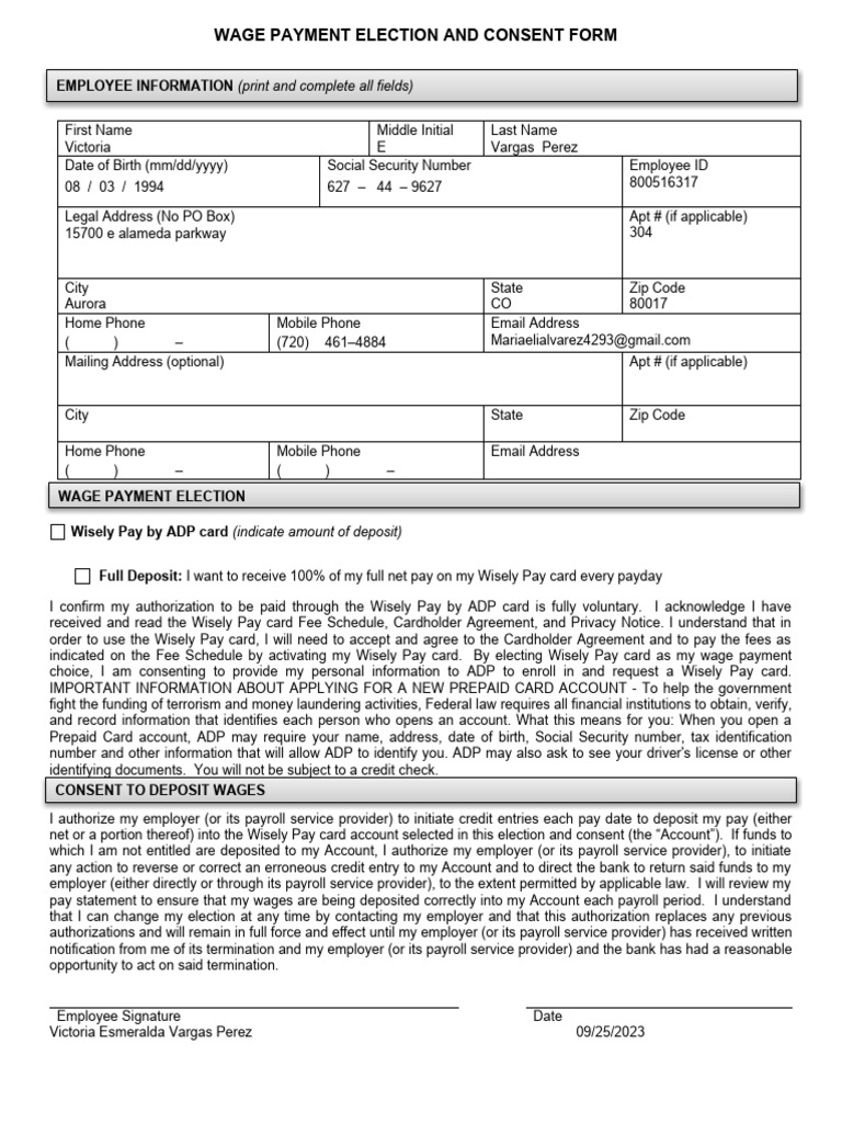 Wisely pay card form 2 pdf payroll tax credit card