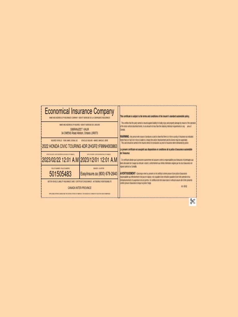 Auto Insurance Proof Guide | PDF | Vehicles