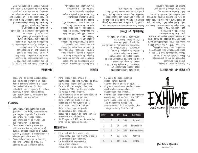 Exhume SPA 2.5b | PDF