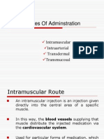 Route of Admisintration