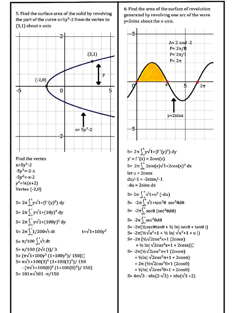 Integral Surface Area 2 | PDF