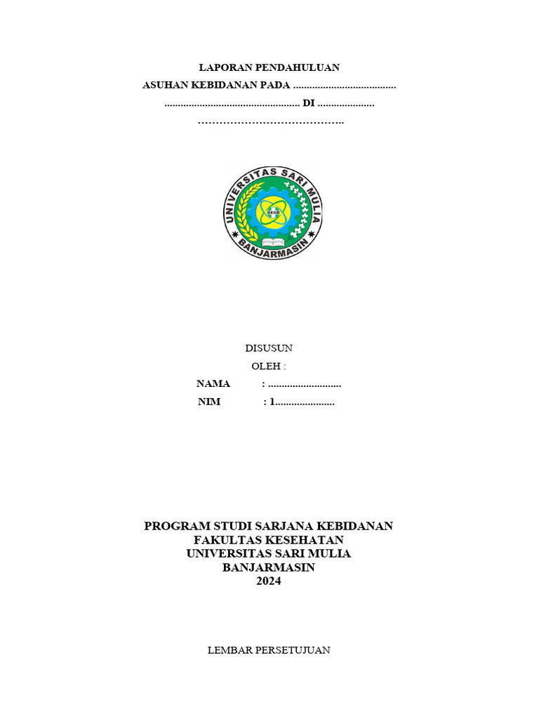 Laporan Pendahuluan Sarjana | PDF