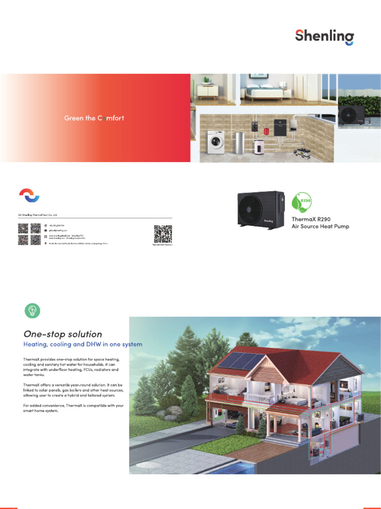 Shenling ATW Heat Pump Catalog - Version 2402 | PDF