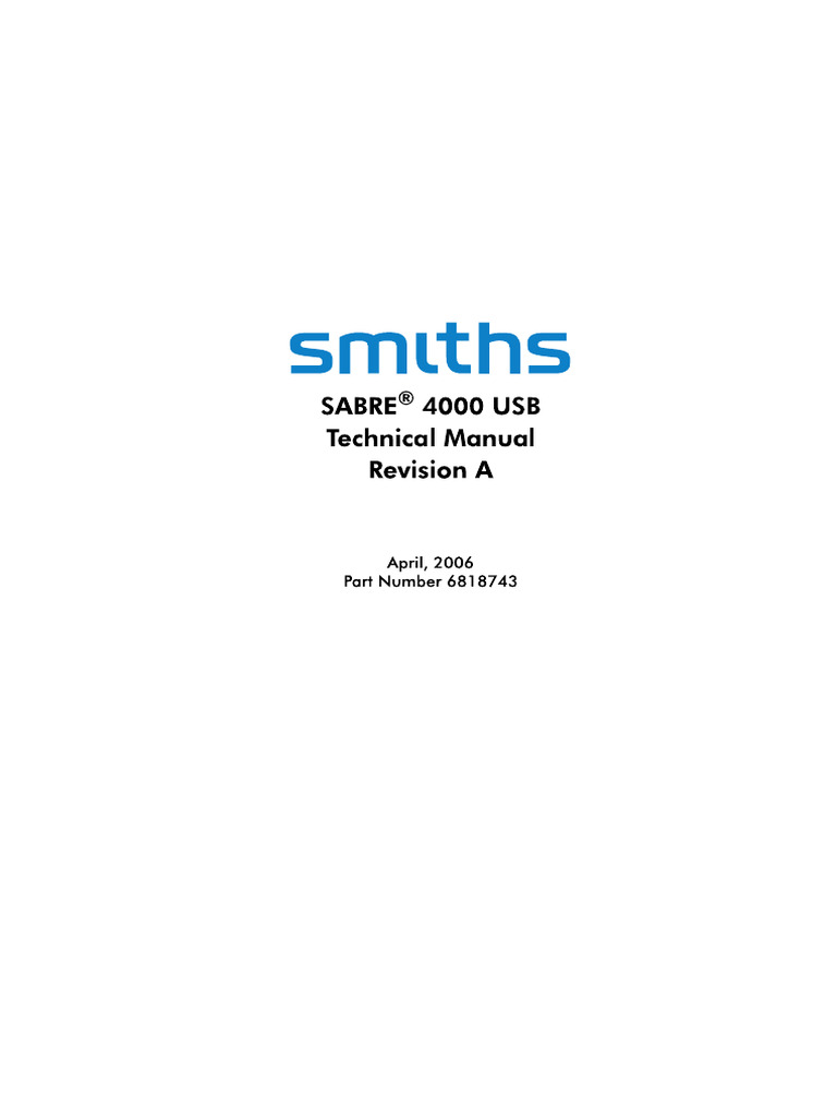 ETD Sabre 4000 | PDF