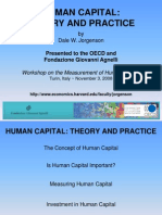 Human Capital: Theory and Practice: by Dale W. Jorgenson