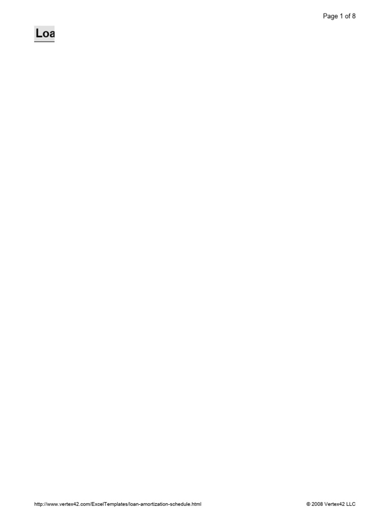 !Loan-Amortization-Schedule | PDF