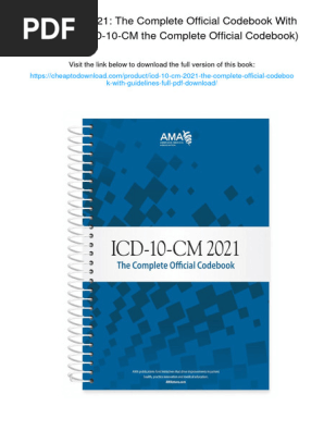 ICD-10-CM 2021: The Complete Official Codebook With