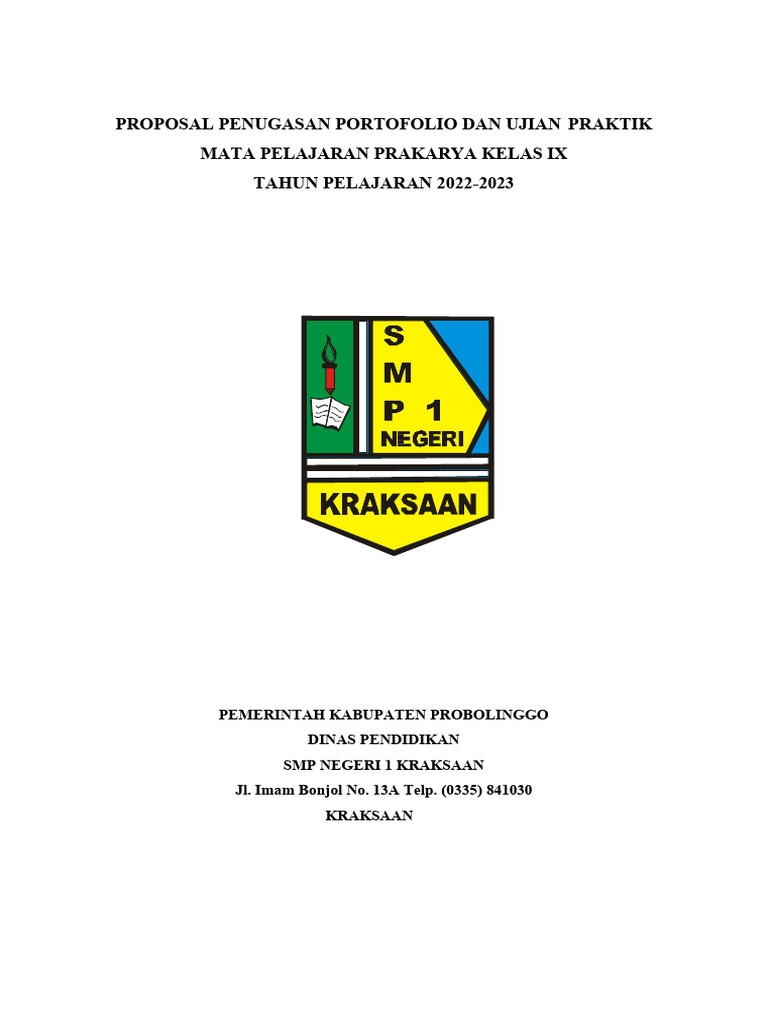Ujian Praktik Prakarya Kelas IX 2023 | PDF | Karier & Perkembangan | Seni