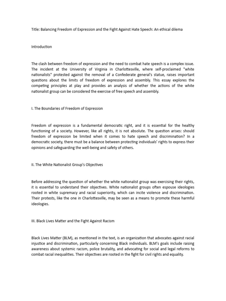 Title 1 pdf freedom of speech black lives matter