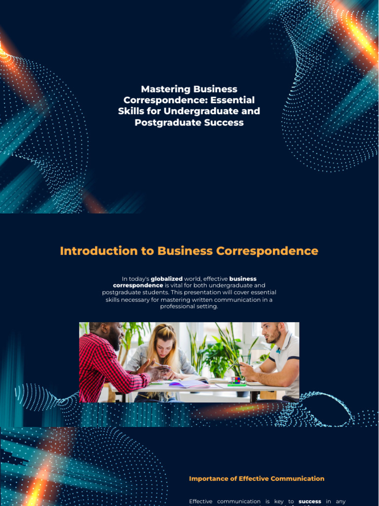 Essential Business Correspondence Skills | PDF | Communication ...