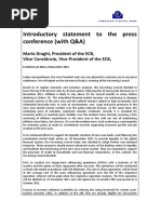 STATEMENT OF THE ECB (English) - DECLARACIÓN DEL BCE (Inglés) - EBZREN ADIERAZPENA (Ingelesez)